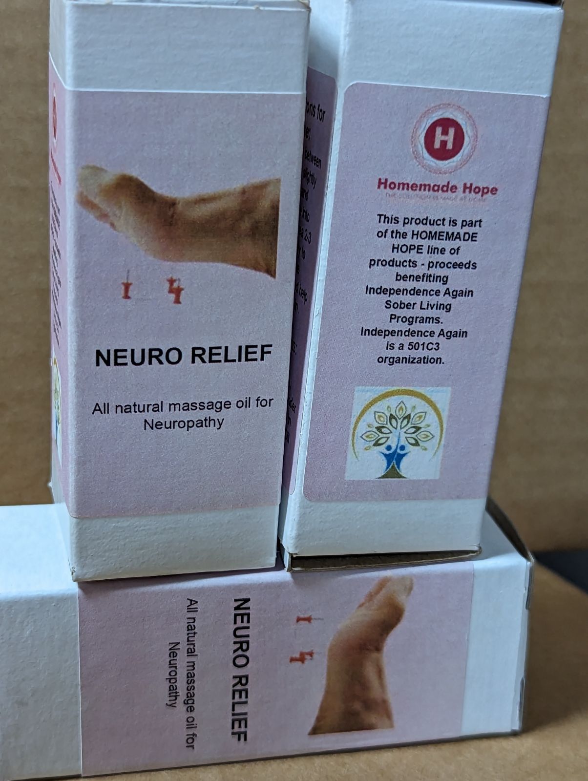 NEURO RELIEF!  An All Natural Massage Oil for Neuropathy