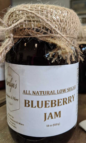 *All Natural Low Sugar Blueberry Jam*