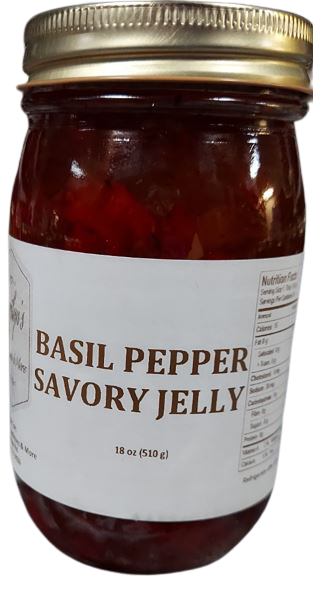 *Basil Pepper Savory Jelly*