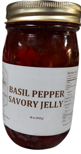*Basil Pepper Savory Jelly*