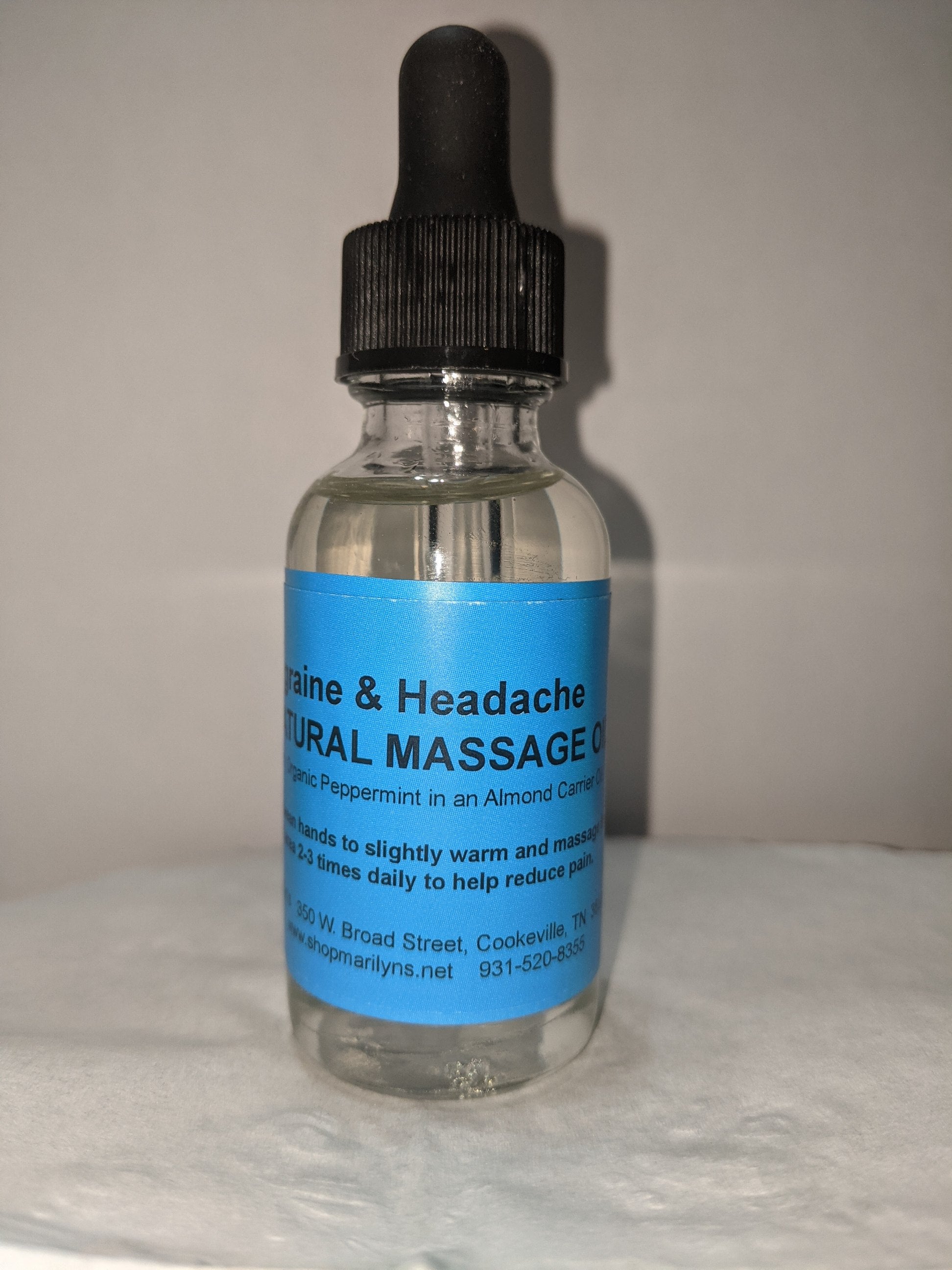 Migraine and Headache RELIEF! An All Natural Massage Oil