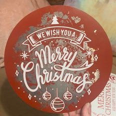 Red Circle - We Wish You a Merry Christmas
