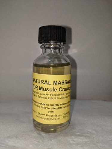 *Cramp RELIEF!  An All Natural Massage Oil for Muscle Cramps*