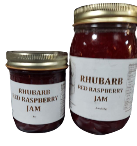 Rhubarb Red Raspberry Jam