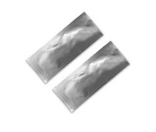 Silver Heat Seal Sample Packet - 2 inch x 4.75 inch - package of 25