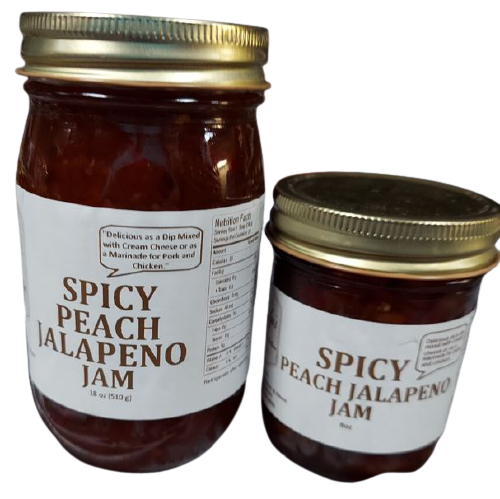 Spicy Peach Jalapeno Jam
