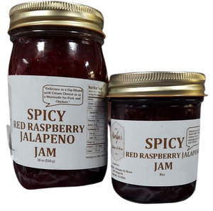 Spicy Red Raspberry Jalapeno Jam